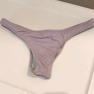 VS Lilac scrunch booty cheeky bikini bottom